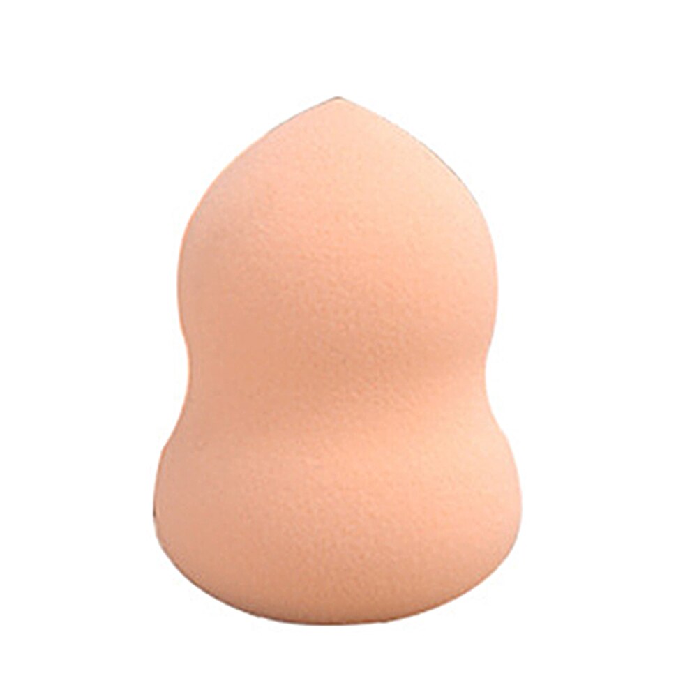Dual-use Gourd-shaped Makeup Sponge Quickly Absorbed Beauty Sponge Makeup Blender Foundation Puff Sponge: Milk tea