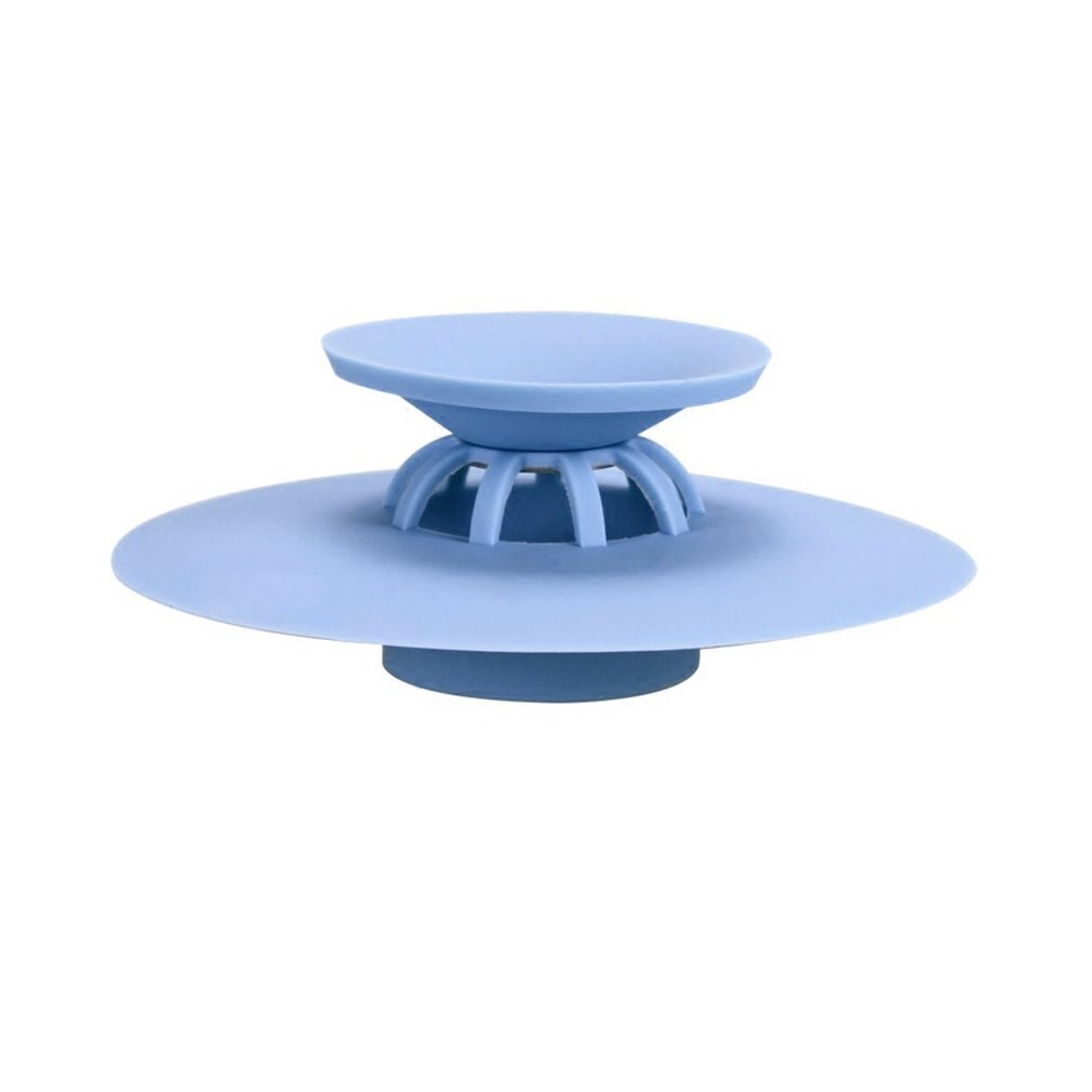Filtre anti-blocage pour attrape-cheveux et eau, en silicone, pour cuisine, salle de bain, siphon de sol