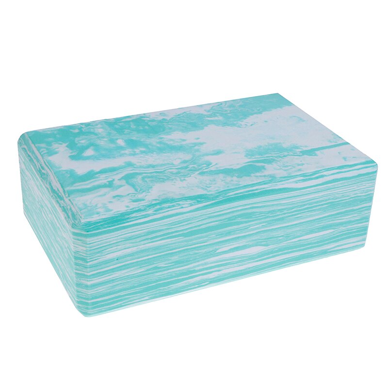Hoge dichtheid eva camouflage yoga baksteen antislip anti-stress oefening fitness yoga blok pilates beginner 23cm * 15cm * 7.5cm: Groente