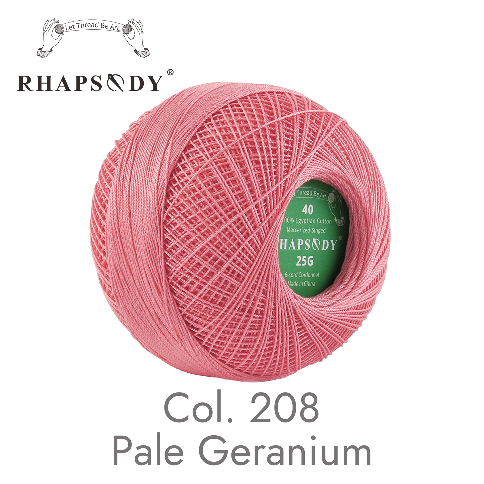 Rhapsody # Premium-Baumwoll-Häkelgarn in 40 Größen zum Tatting-Nadelspitzen, DIY, Stricken, Spitze, Quilten, Nähen, merzerisiert, 300 Yds Ball: Scharlachrot