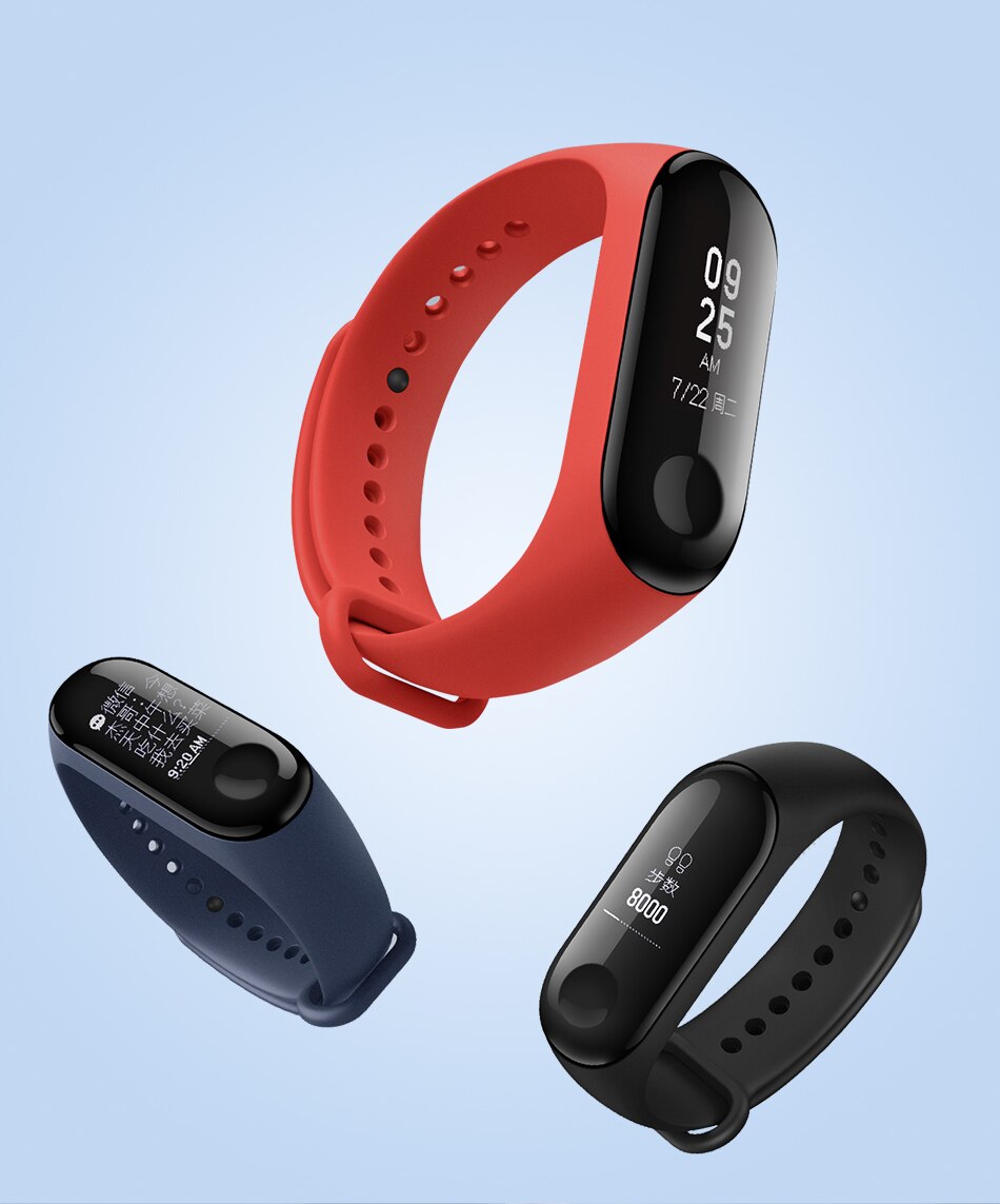 Xiaomi Mi Band 3 Fitness Tracker 50M Waterdichte Smart Band Smartband Oled Display Touchpad Hartslagmeter Polsbandjes Bracele