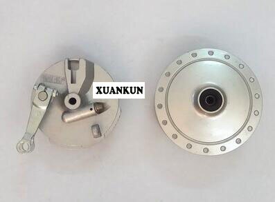 AX100 Motorcycle Front and Rear Hub Core Steel Ring Hub Changchun Suzuki Front and Rear Brake Drum Cover Wheel Hub Assembly