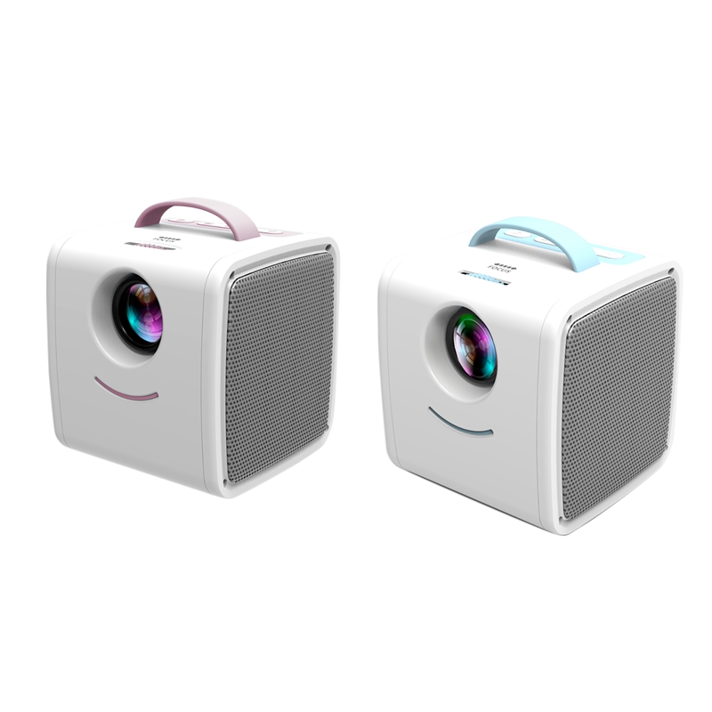 Full-Mini Draagbare Home Projector Ingebouwde Hifi Luidsprekers 1080P Kleur Led 3D Spelen Met Afstandsbediening