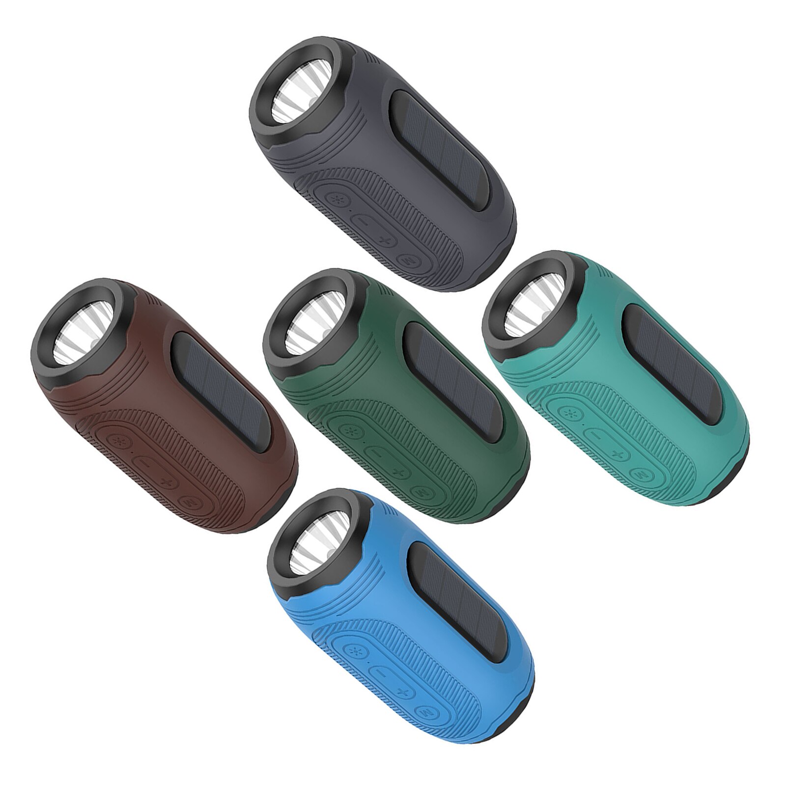 Wasserdichter, kabelloser lautsprecher mit solarladefunktion für gartenpartys, usb-aufladbar
