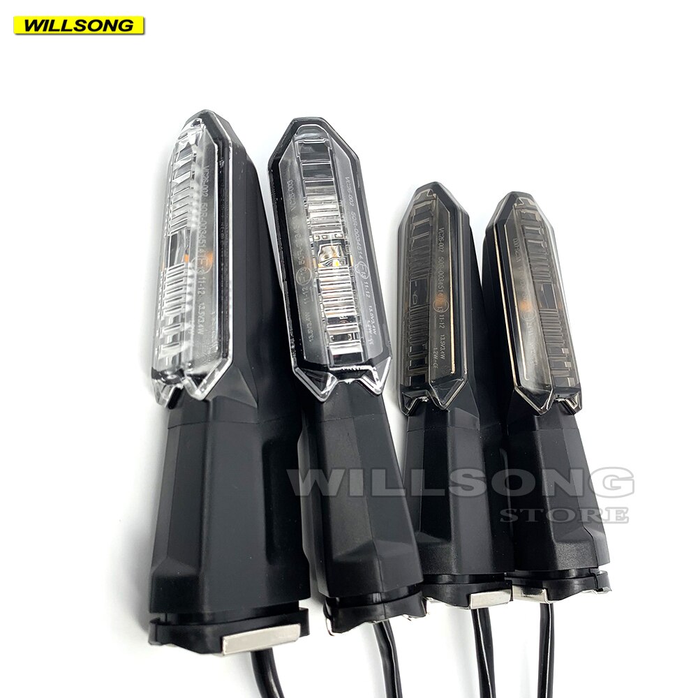 La parte trasera delantera luz LED de intermitente lámpara intermitente indicador para KAWASAKI Z/125/250/300/400/650/750/800/900/1000 Z650 Z900 de la motocicleta