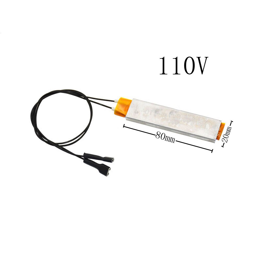 Neue PTC Heizelement 12v/110v/220v Heizung Ei Inkubator Für Konstante Thermostat Thermistor Luft erhitzt Sensor Aluminium Hülse