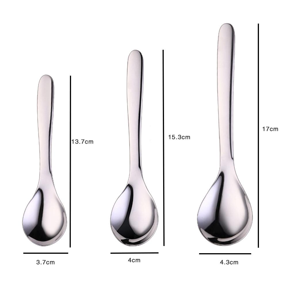 304 Stainless Steel Spoon Household Soup Spoon With Long Handle