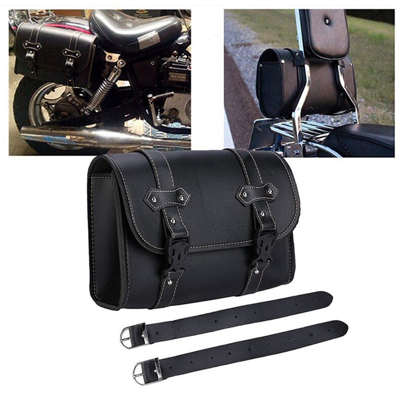 Alforja de motocicleta para Motor de Japón, alforja Universal para motocicleta, modelo lateral de cuero PU, bolsa trasera multifuncional