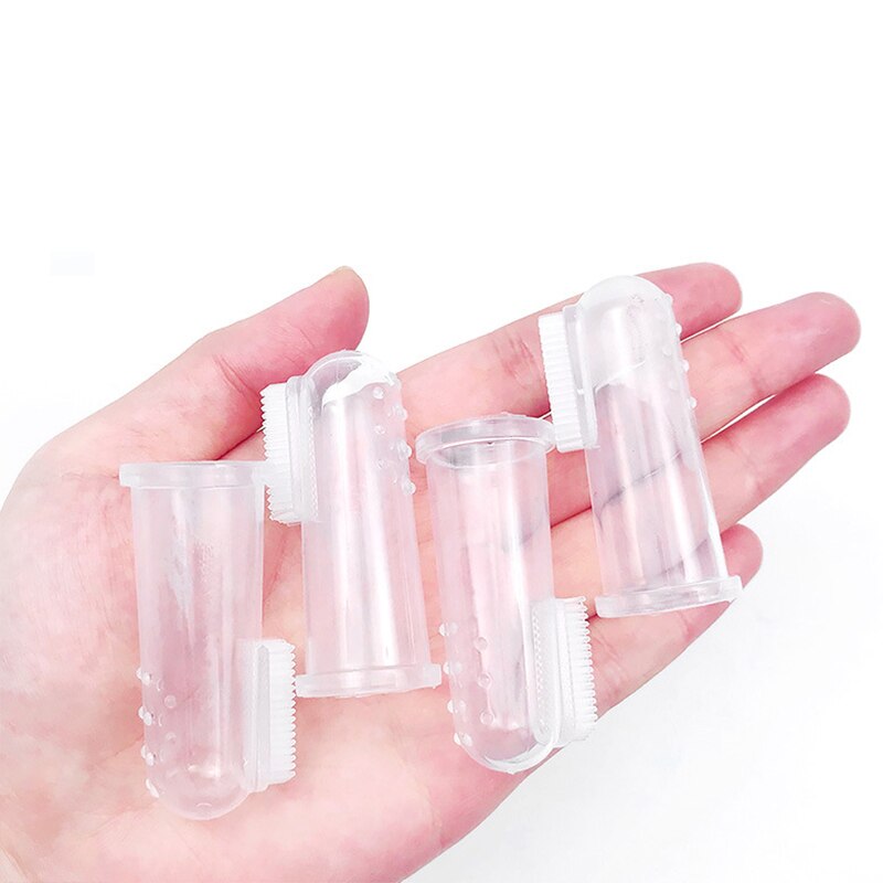 Superzachte hondenvinger tandenborstel voor huisdieren, hondenborstel, gebitsverzorging, tandsteengereedschap, kattenreiniging, huisdierbenodigdheden, hondentandenborstel