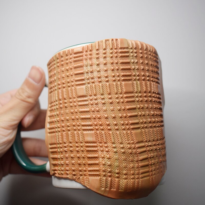 Polymer Clay Texture Stamp Sheets Lattice Pattern Templae Art Clay Craft Supplies DIY Emboss Individual Pottery Tools