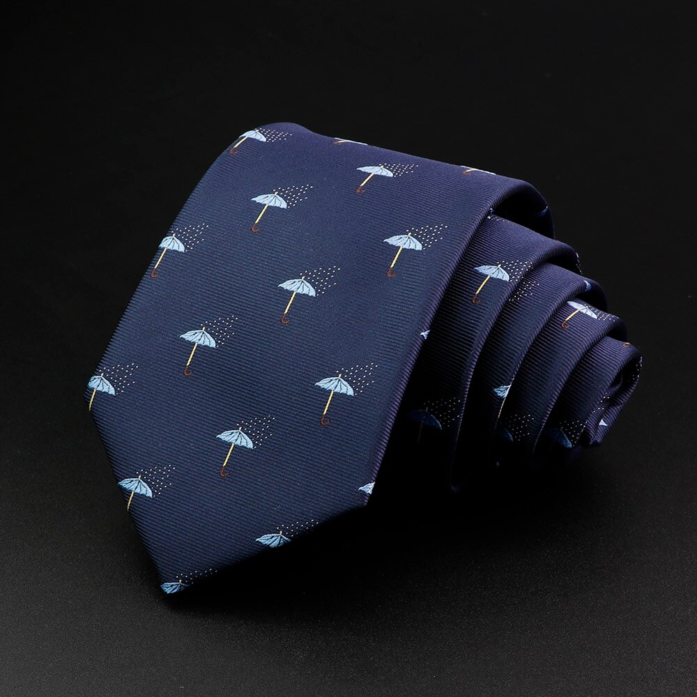 Mannen Stropdas Klassieke Schedel Dier Vruchten Bloemen Patroon 8Cm Jacquard Stropdas Accessoires Dagelijkse Slijtage Das Wedding Party