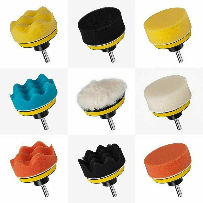 22pcs 3Inch Polishing Waxing Pads For Pneumatic Electric Polishing Machines Car Polisher Detail Polishing