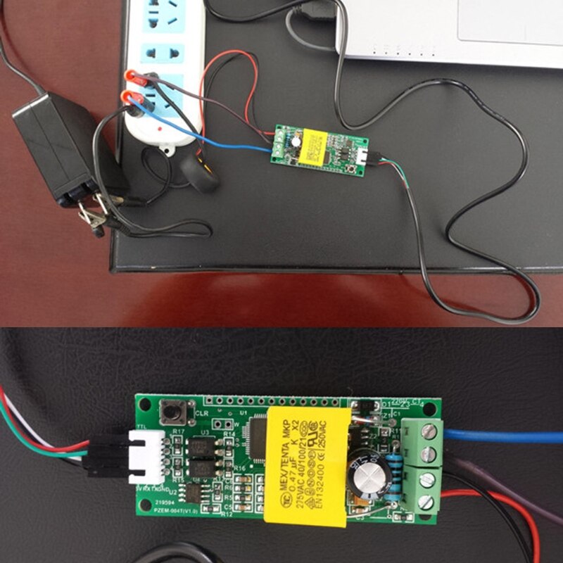 1 Set PZEM-004T Stroom Spanning Multimeter Module 80-260V 100A + Split-Core Transformator