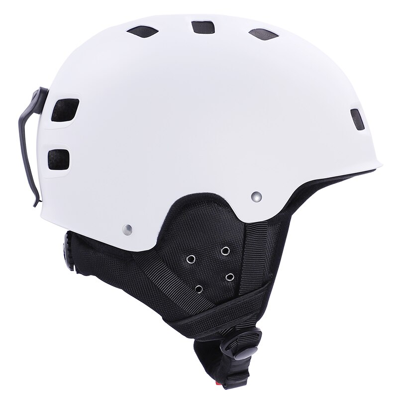 Erwachsene Winter Motorrad Skifahren snowboard Helm Ausrügestochen Schnee Saftly Sicherheit Schlittschuh reiten Radfahren Fahrrad Fahrrad Getriebe: Weiß