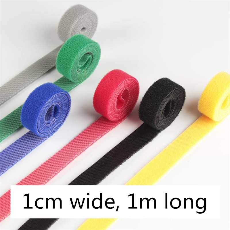 7Pcs Magic Tape De Haken Zelfklevende Nylon Sticker Klittenband Klittenband Fastener Zonder Lijm Voor Naaien Ties Gordijn fastener