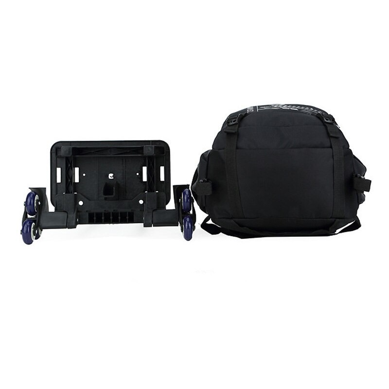 Hoge Capaciteit Student Schouder Rugzak Rollende Bagage Kinderen Trolley Koffers Wiel Cabine Reizen Duffle Schooltas