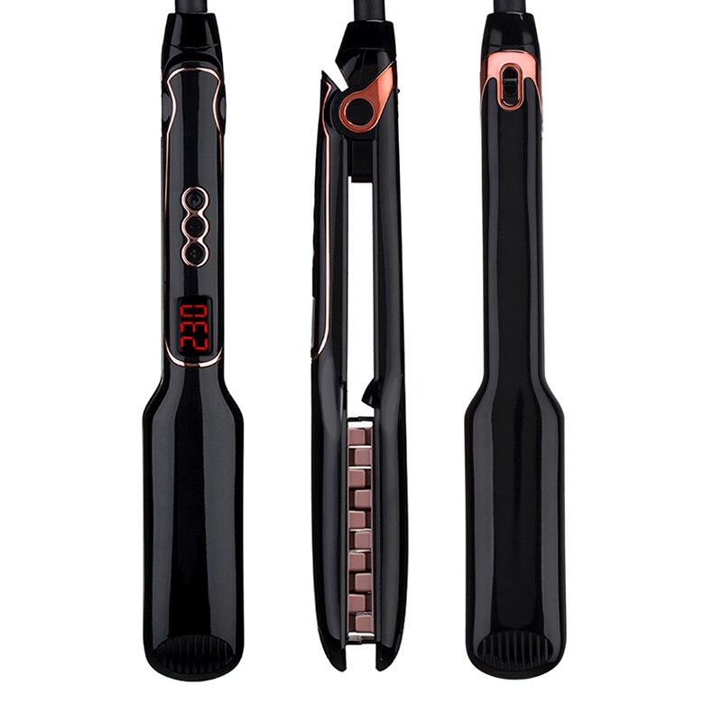 Flache Eisen Haarglätter Haar Volumizing Eisen Begradigung Keramik Haar Curler Eisstockschießen Bügeleisen Zangen Gut Haar Crimper