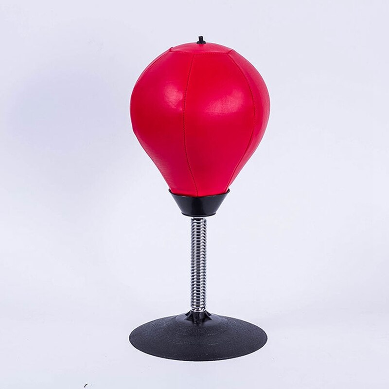 Desktop Stanzen Ball Taschen Stress Relief Spielzeug Training Boxen Ball Sauger Sport Fitness Geschwindigkeit Balls: red