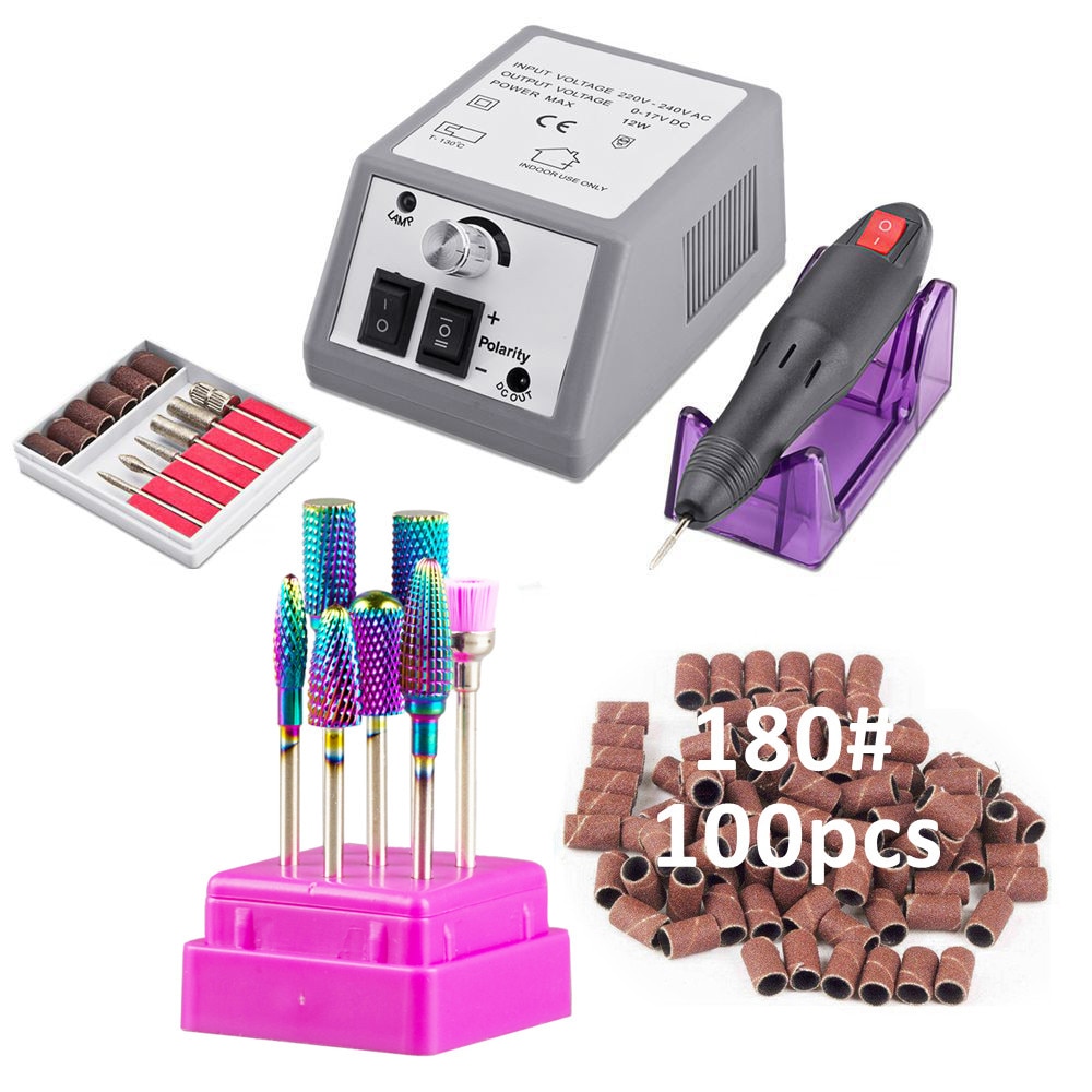 Manicure En Pedicure Frezen Elektrische Machine Voor Nagel Elektrische Nagel Boor Molen Apparatuur Voor Manicure Nail Art Machine Feecy