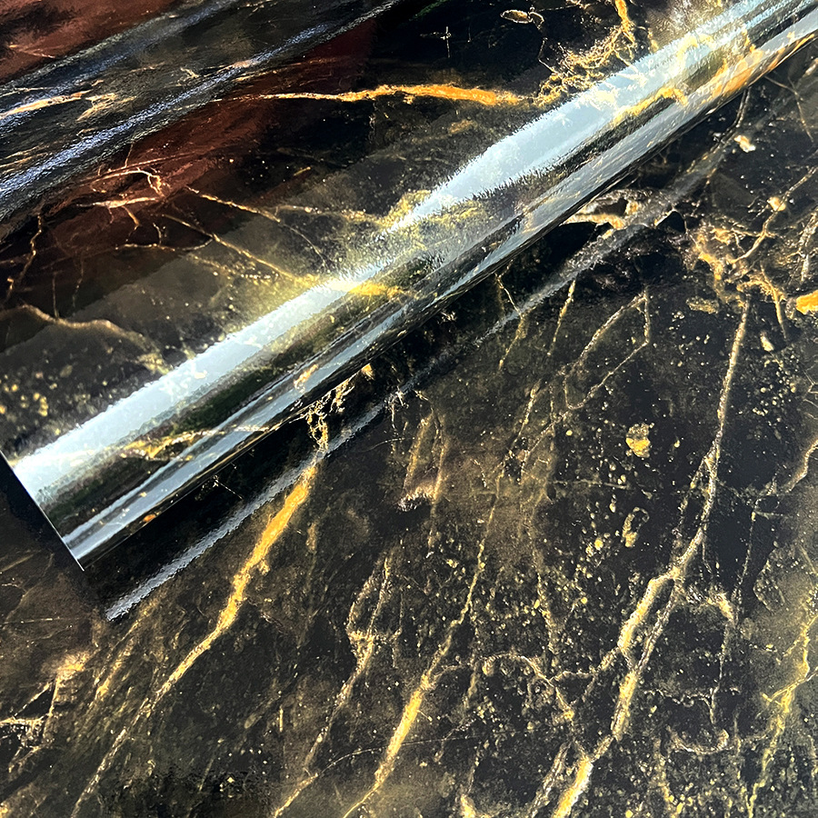 1 st svart marmormönstrad väggbakgrund väggklistermärken olje- och smutsavvisande möbelrenovering självhäftande tapet