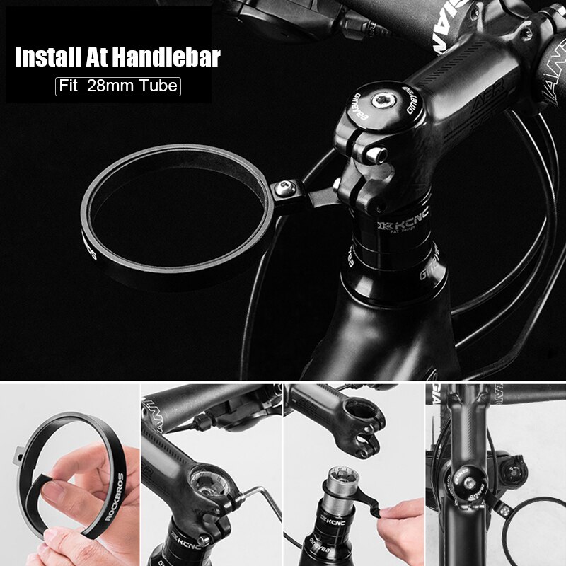 ROCKBROS-portavasos para manillar de bicicleta de carretera, soporte multiposición para bicis de montaña, soporte para botella de vapor, aleación de aluminio
