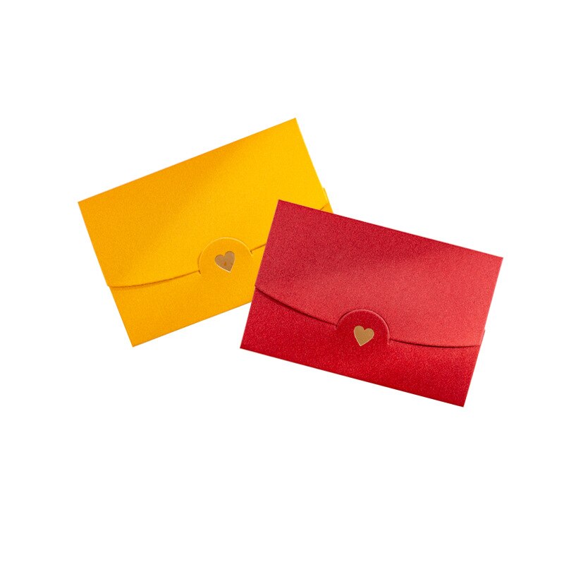 10 pieces/lot Small Greeting Card Name Card Envelope Stamping Love Pearlescent Paper Mini Envelopes Color small envelope