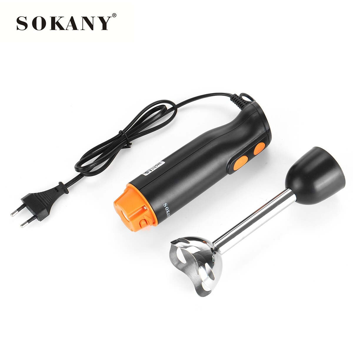 SOKANY 2 Speeds Hand Blender Electric Food Blender Mixer Kitchen Detachable Hand Blenders Egg Beater Vegetable Stand Blend