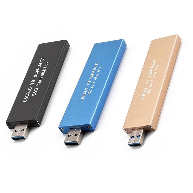 USB 3.0 to m. 2 (NGFF) SSD external storage box support rate to disk transmission hard up 5Gbps removable box B1R1