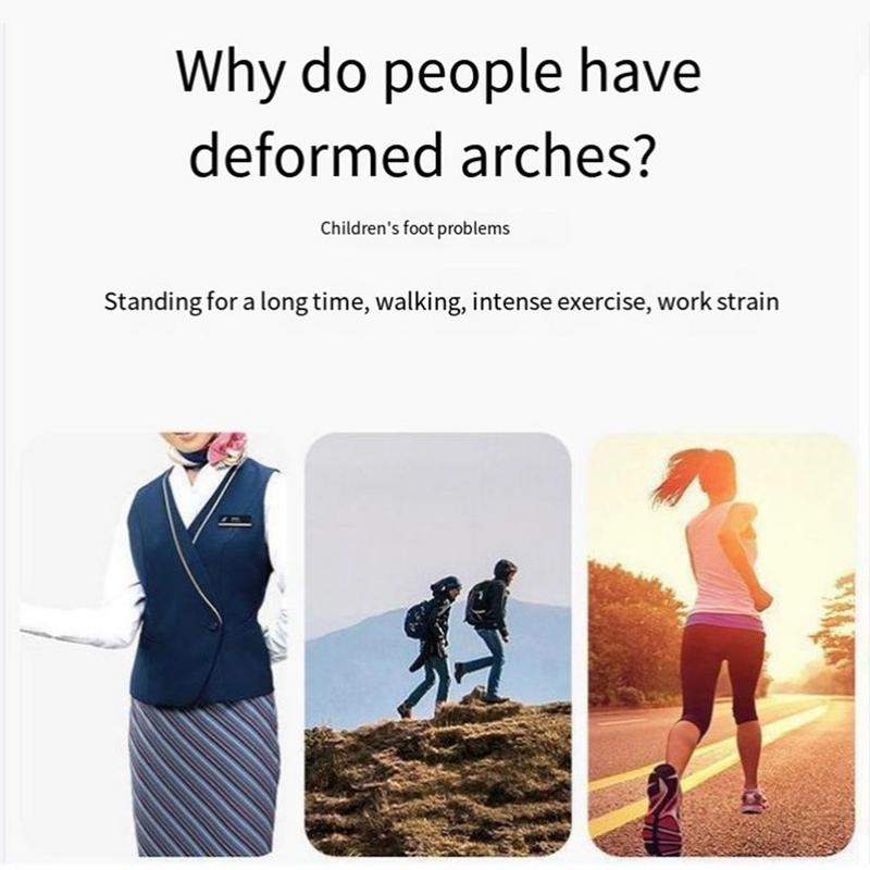 Palmilhas ortopédicas de conforto, Suporte casual, Solas internas para caminhadas, Amortecimento do calcanhar