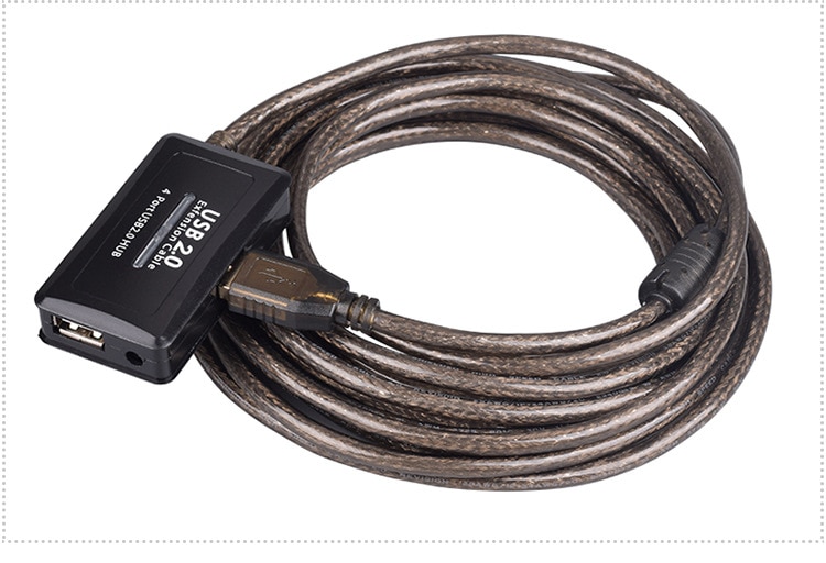 1pcs USB2.0 4 Ports HUB with 5M/10M/15M/20M Cable signal amplifier for Laptop Ultrabook for Windows XP