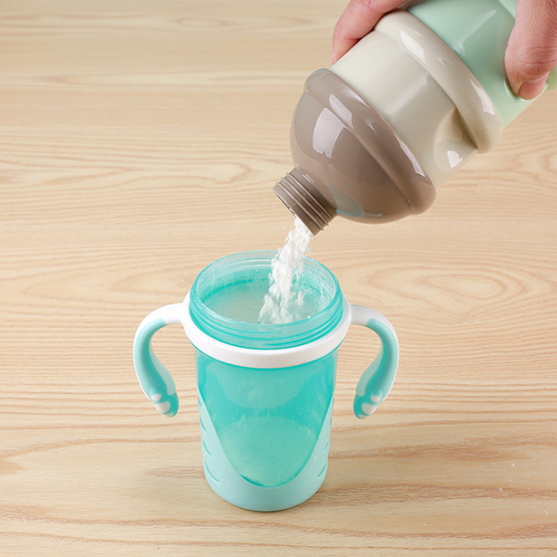 3 Layer Frog Style Portable Baby Food Storage Box Essential Cereal Cartoon Milk Powder Boxes Toddler Kids Formula Milk Container