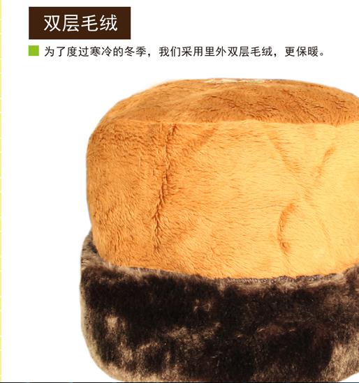 Unisex Winter warm Buddhist monk hat meditation kung fu lay buddhism Cap
