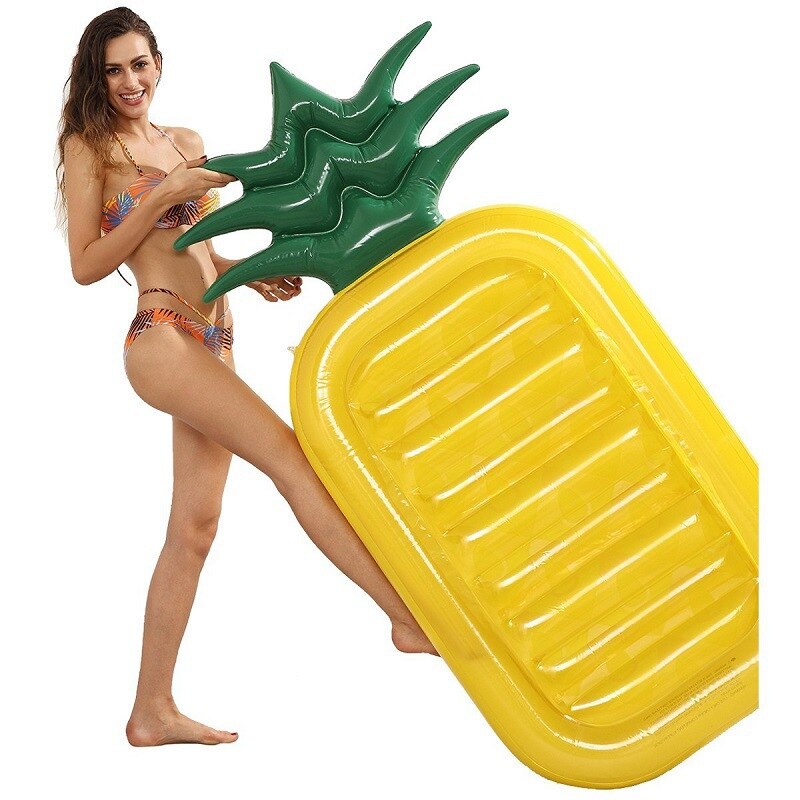 Flotador gigante para piscina, colchón inflable con anillo de natación, piña, sandía, fila flotante, EN LA Piscina de playa circular, novedad de