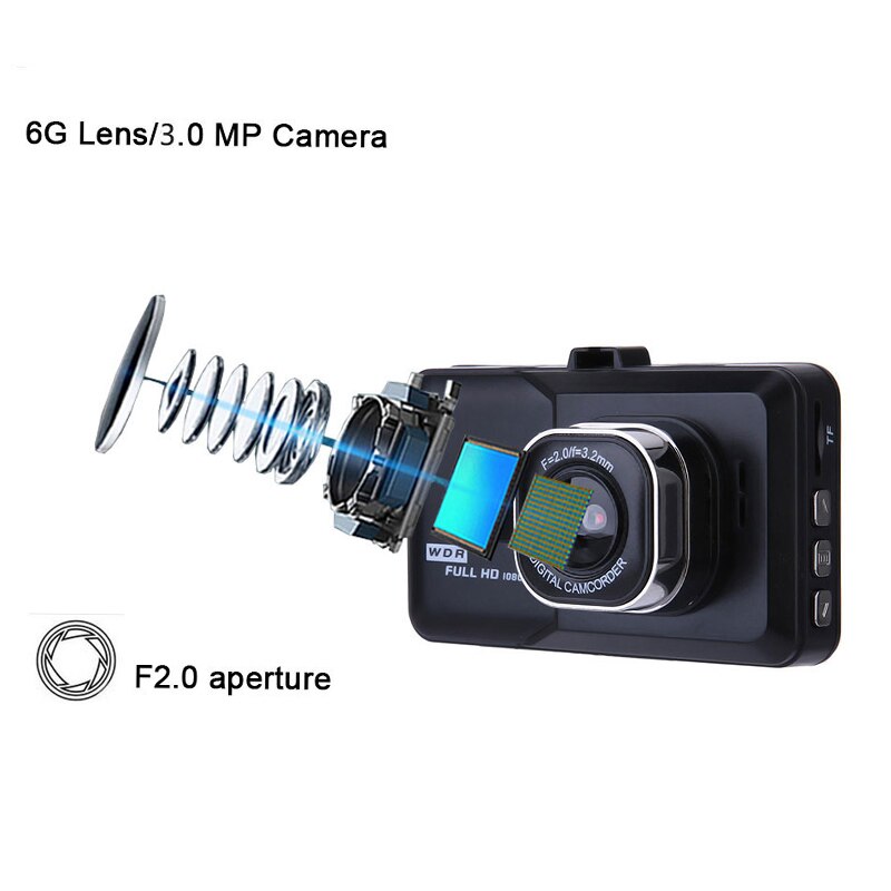 Car DVR 1080P Camera Wide Angle Driving Recorder HD Dash Cam LCD Night DVR Car Dvr/Dash Camera Driving Video Recorder