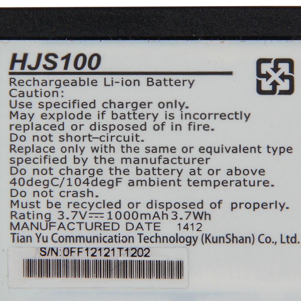 Batterie de remplacement HJS100 pour Becker M015 HJS100 GPS 338937010208 3.7V, 1000mAh, outils inclus