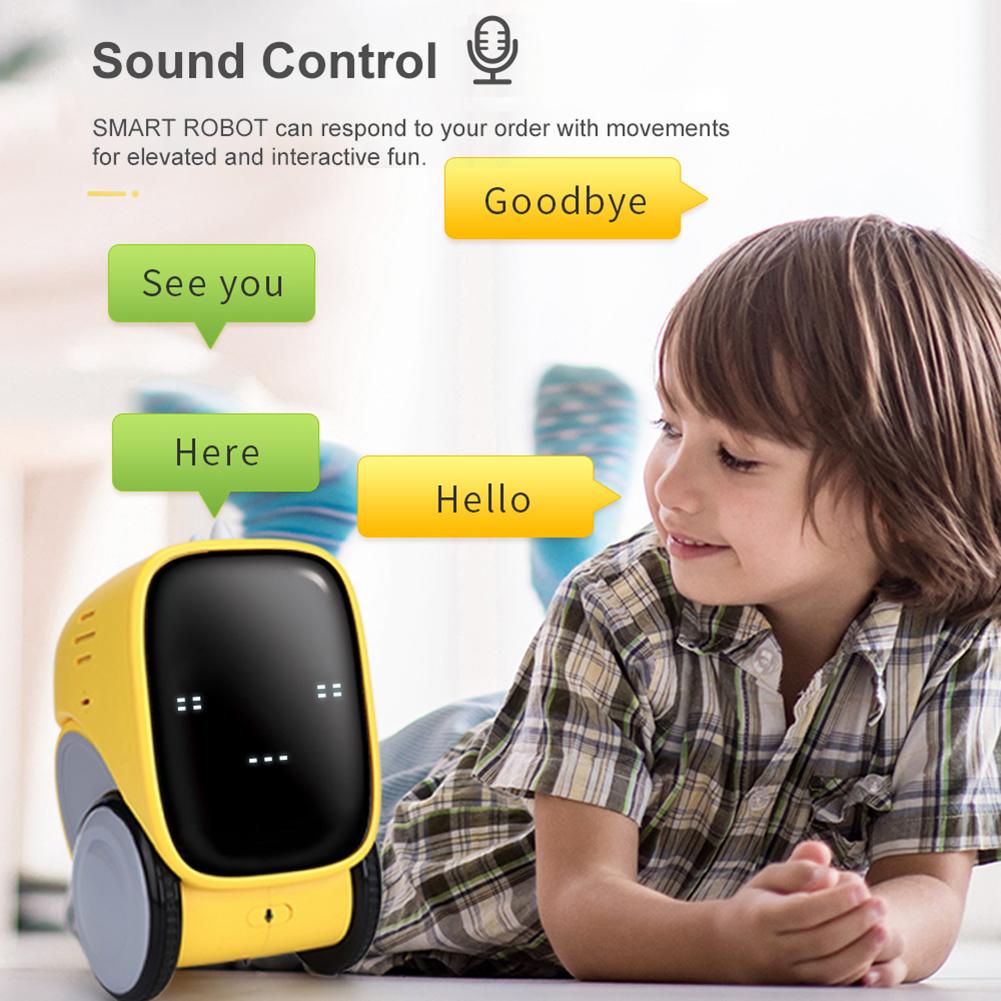 Touch-sensitive Voice Intelligent Interactive Robot Educational Robot Toy ABS Electronic Components Material 8.9x15.0 X 10.5
