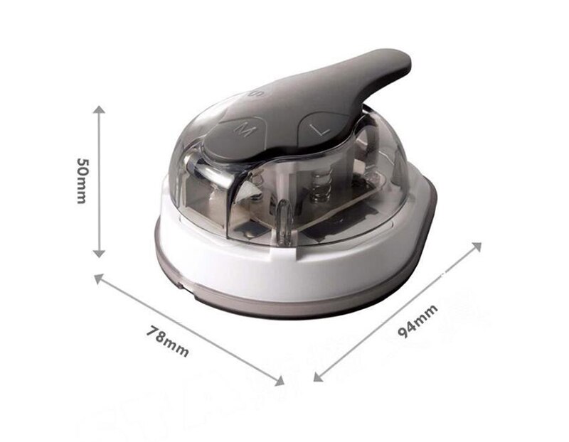 3-In-1 Mini Hoek Trimmer Corner Rounder Punch R3/R5/R8mm Ronde Hoek Trimmer Cutter voor Kaart Fotopapier Lamineren Zakjes