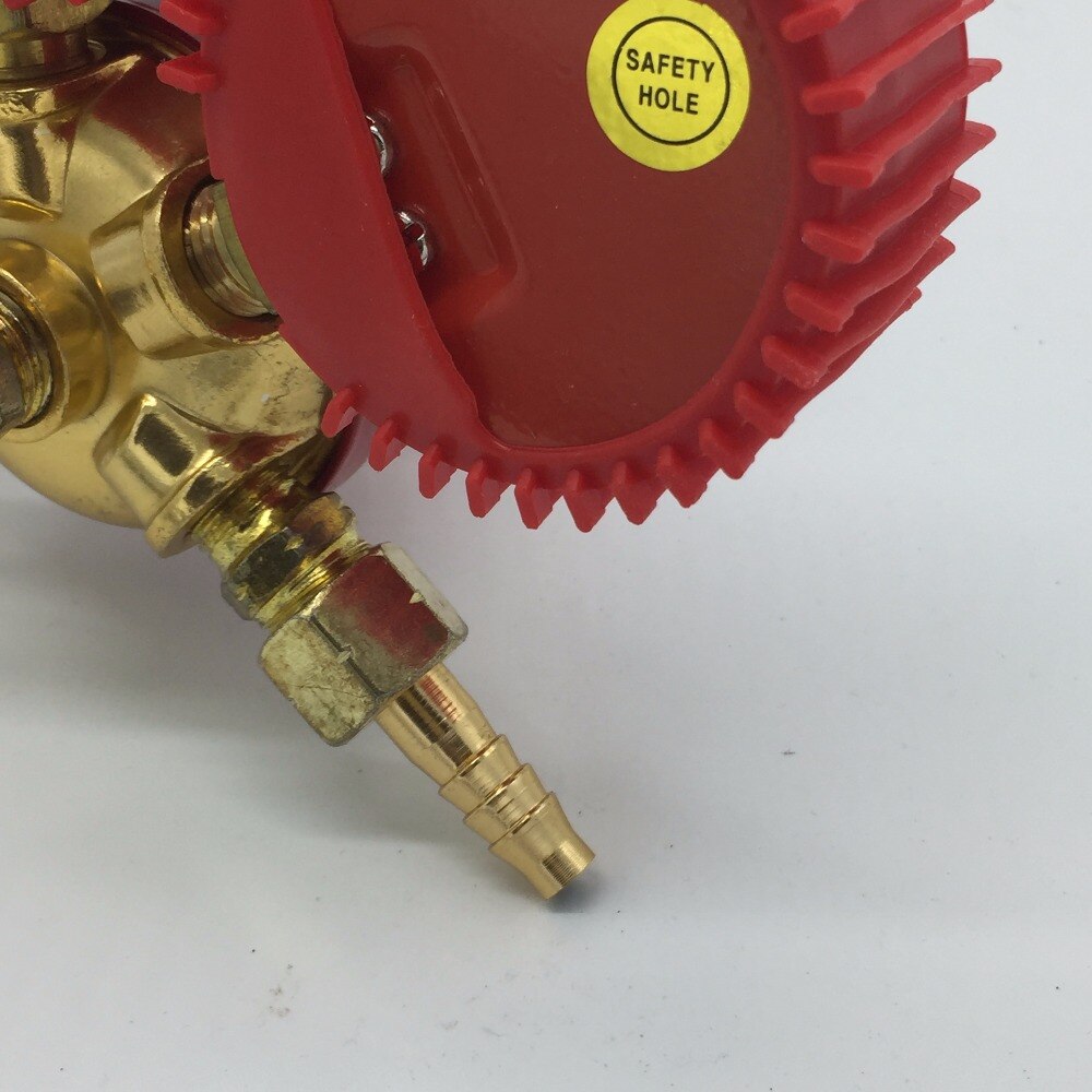 G5/8 ''-14 shockproof acetyleen drukregelaar gasfles manometer