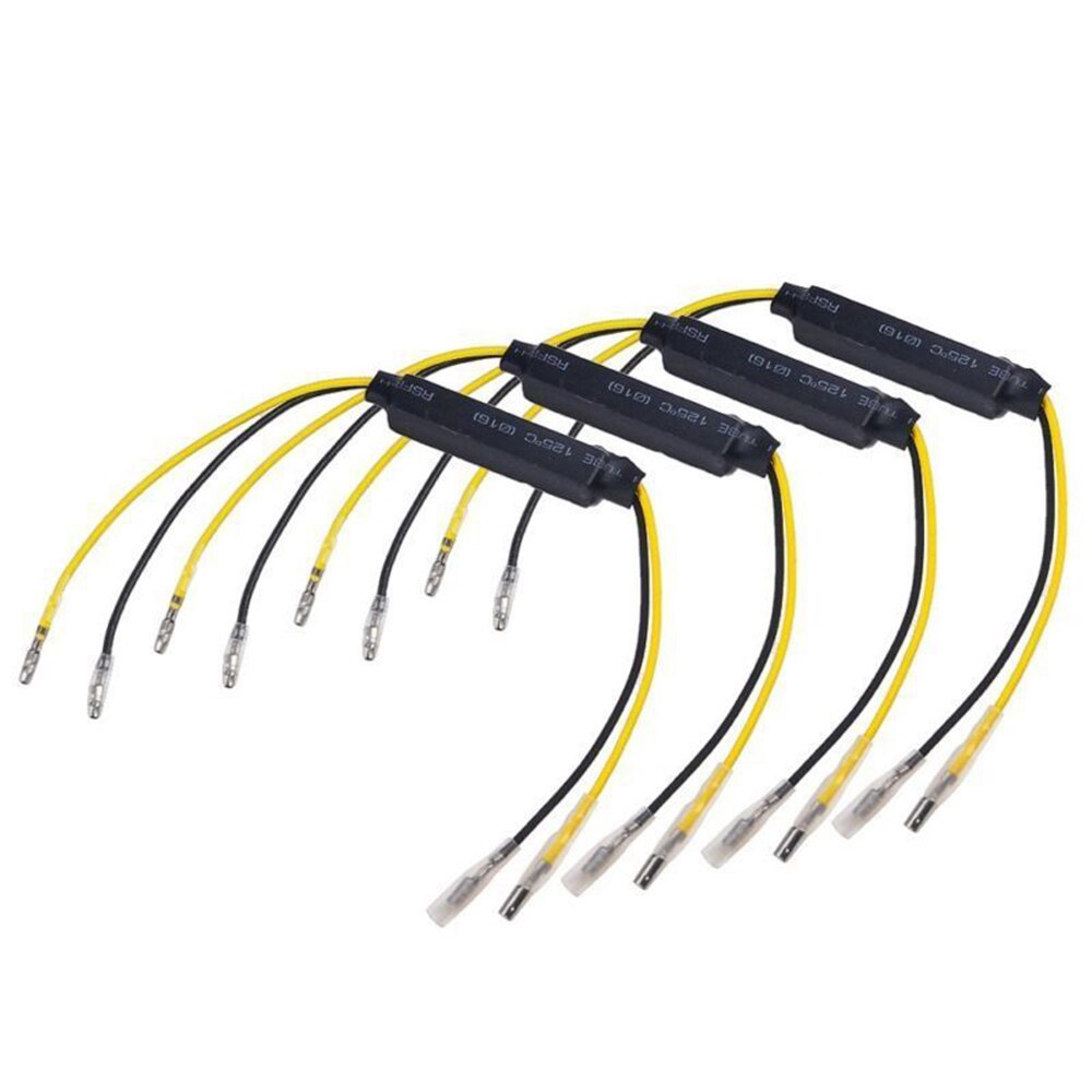 Clignotant de moto 21W 26 Ohm, 4 pièces, indicateur LED de résistance de charge, clignotant, décodeur pour YAMAHA Honda BMW