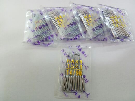 10 Uds HA x 1.130/705H,15x1 agujas tamaño #9 #11 #12 #14 #16 #18 para singer hermano juki bernina pfaff elna janome #