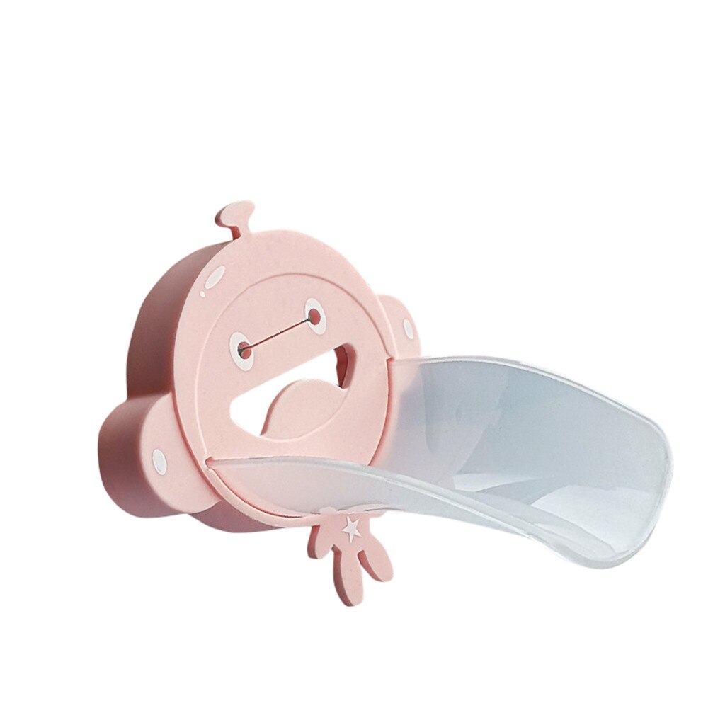 Keuken Badkamer Kids Cartoon Kraan Extension Helper Handvat Baby Accessoires Cartoon Kraan Tool Kinderen Wassen Keuken: Pink 