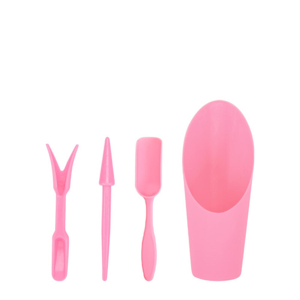 1pc/ sæt plastik jord skovl jord scoop spade til haven potteplante sukkulent planteredskaber hjem have forsyninger tilfældig farve: Lyserød