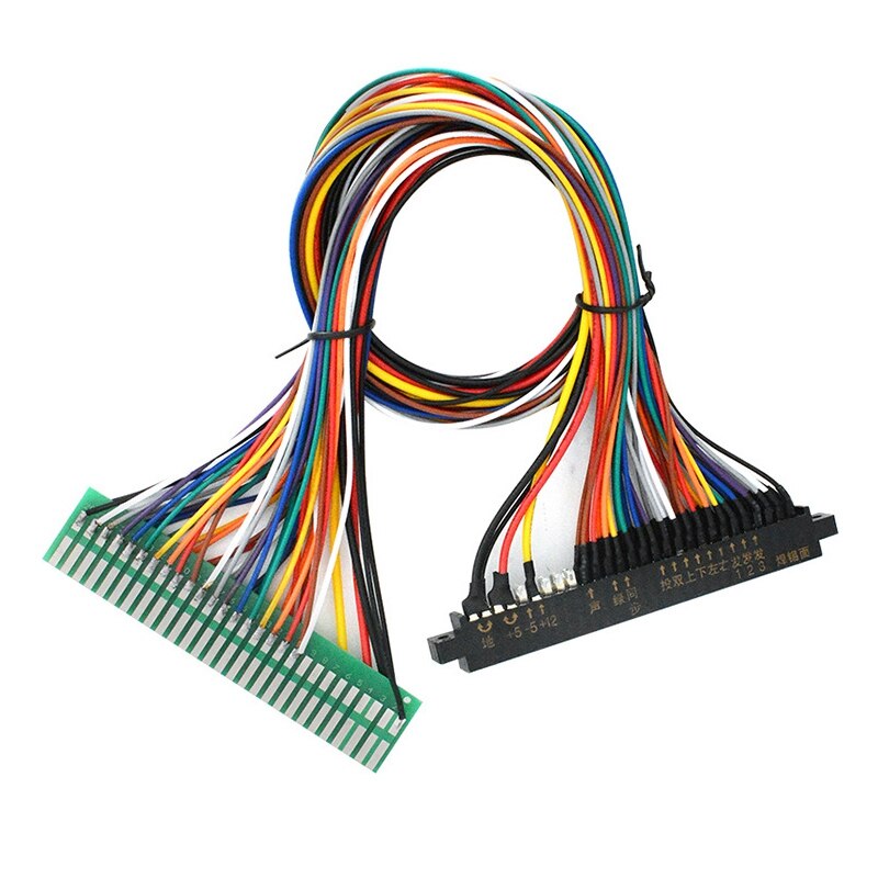 Arcade Machines Dedicated Extension Cable For 28P Jamma Line Gold Finger Row Plug-In Game Machine Accessories Long Wire Harness