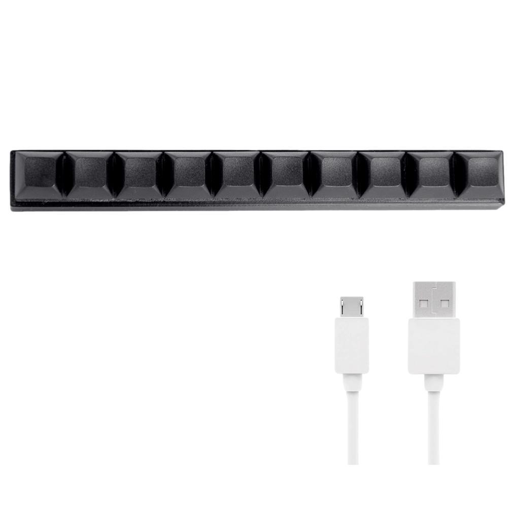Niestandardowa mini USB przewodowa 10-klawiszowa klawiatura DIY skrót klawiatura czarna programowalna makro klawiatura mechaniczna USB na PC
