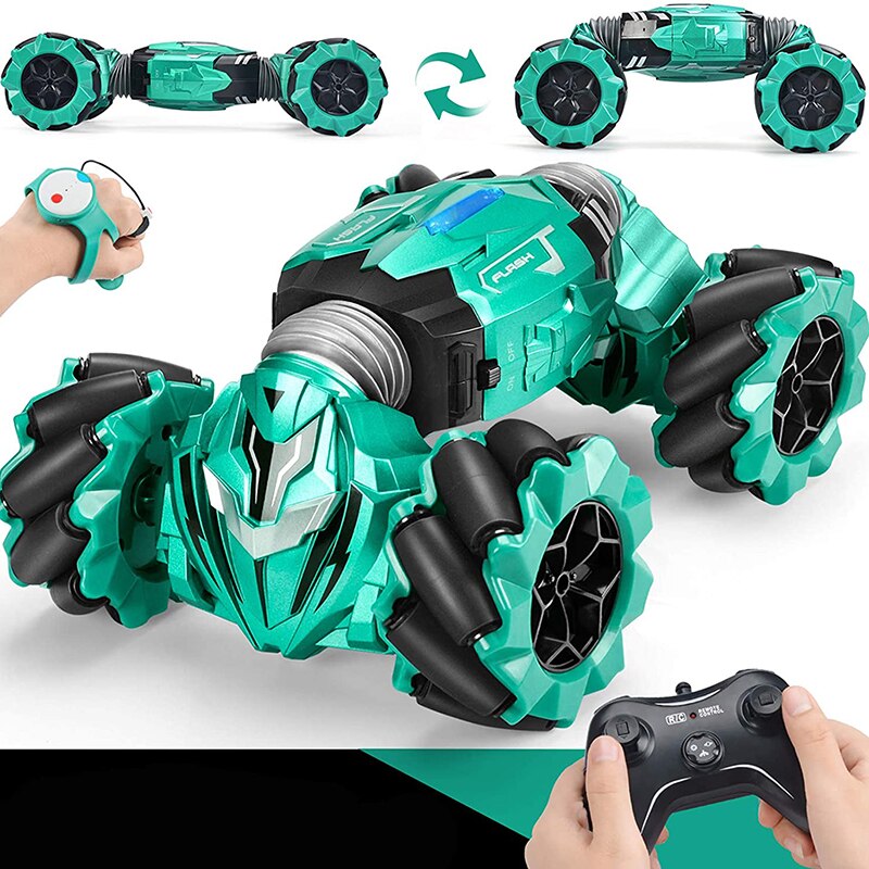 Cascadeur de noël RC voiture geste détection torsion dérive Double face cascadeur véhicule Super Cool hors route haute vitesse 4WD enfants jouet