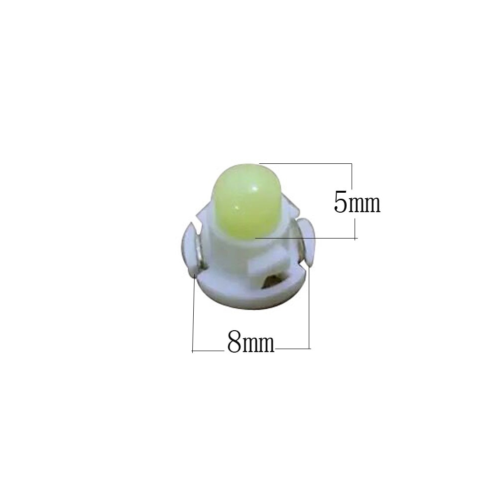 10PCS Car Interior Light T3 Wedge LED Auto Instrument Bulb 12V Automobiles Air Conditioner and Push-Button Bulbs