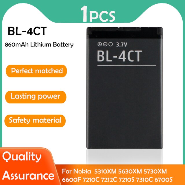 1-2PCS 860mAh BL-4CT BL4CT BL 4CT Replacement Phon... – Grandado
