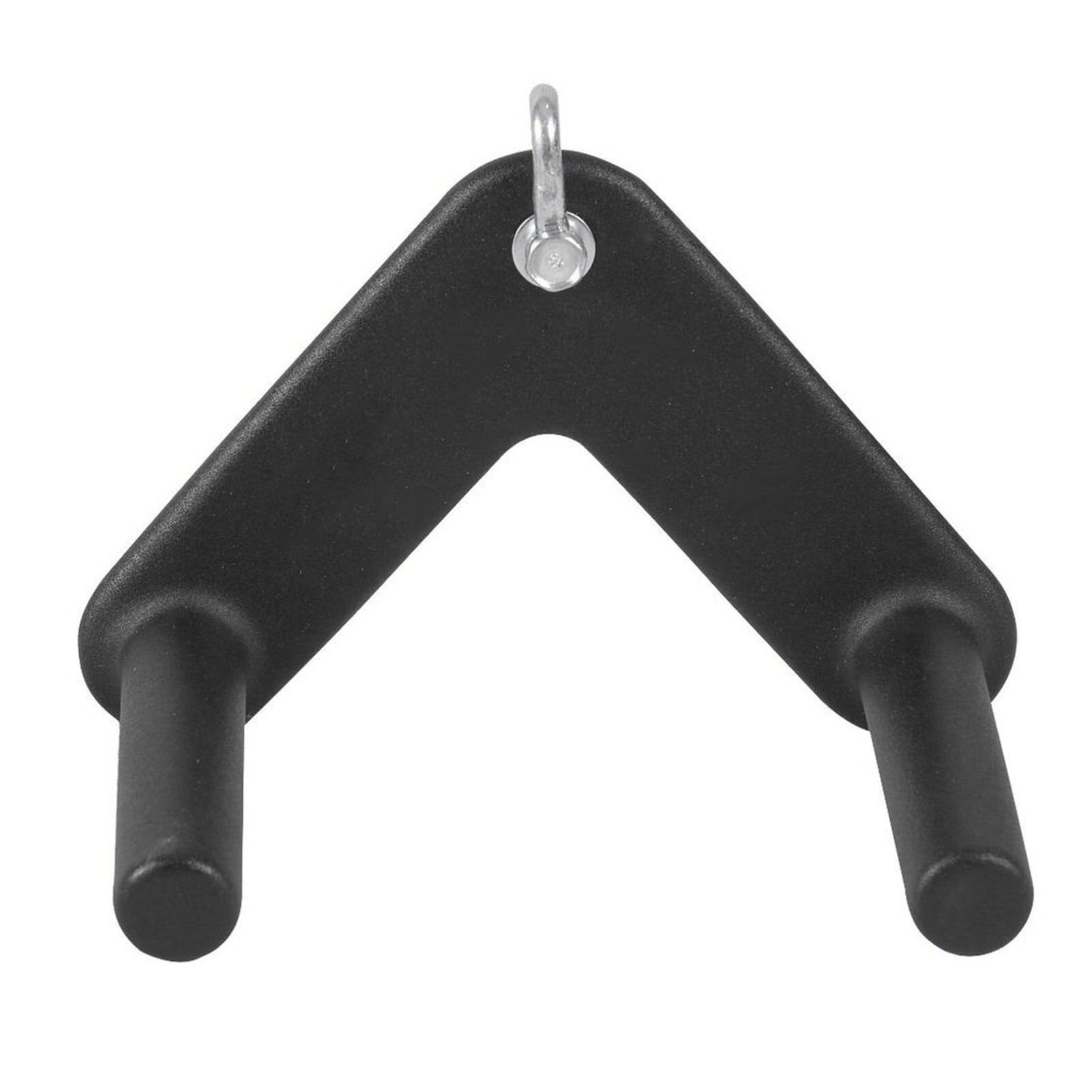 V Shaped Press Down Bar Multi Gym Weight Lifting Workout V-Bar 360 Rotating Rowing Machine Bar Pully Cable Machine Attachment: Default Title