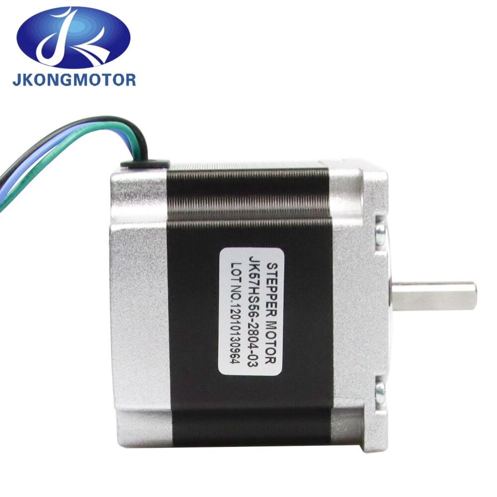 Jkongmotor – moteur pas à pas Nema 23, 1,26 nm, 4 têtes, 2,8 a, 57, pour imprimante 3D, fraiseuse de gravure CNC