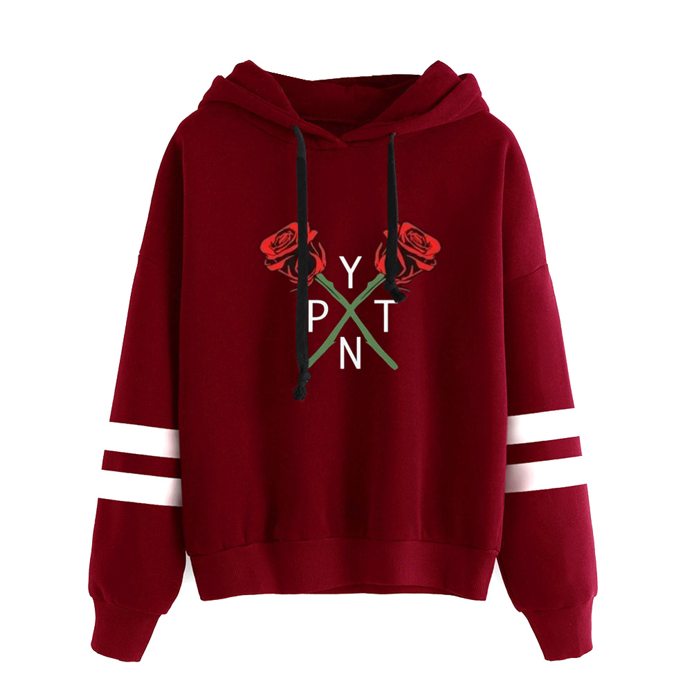 payton moormeier merch hoodies women men printed Social Media Stars hoodies Funny Hoodie Sweatshirt Unisex Tracksuit: red / XXL